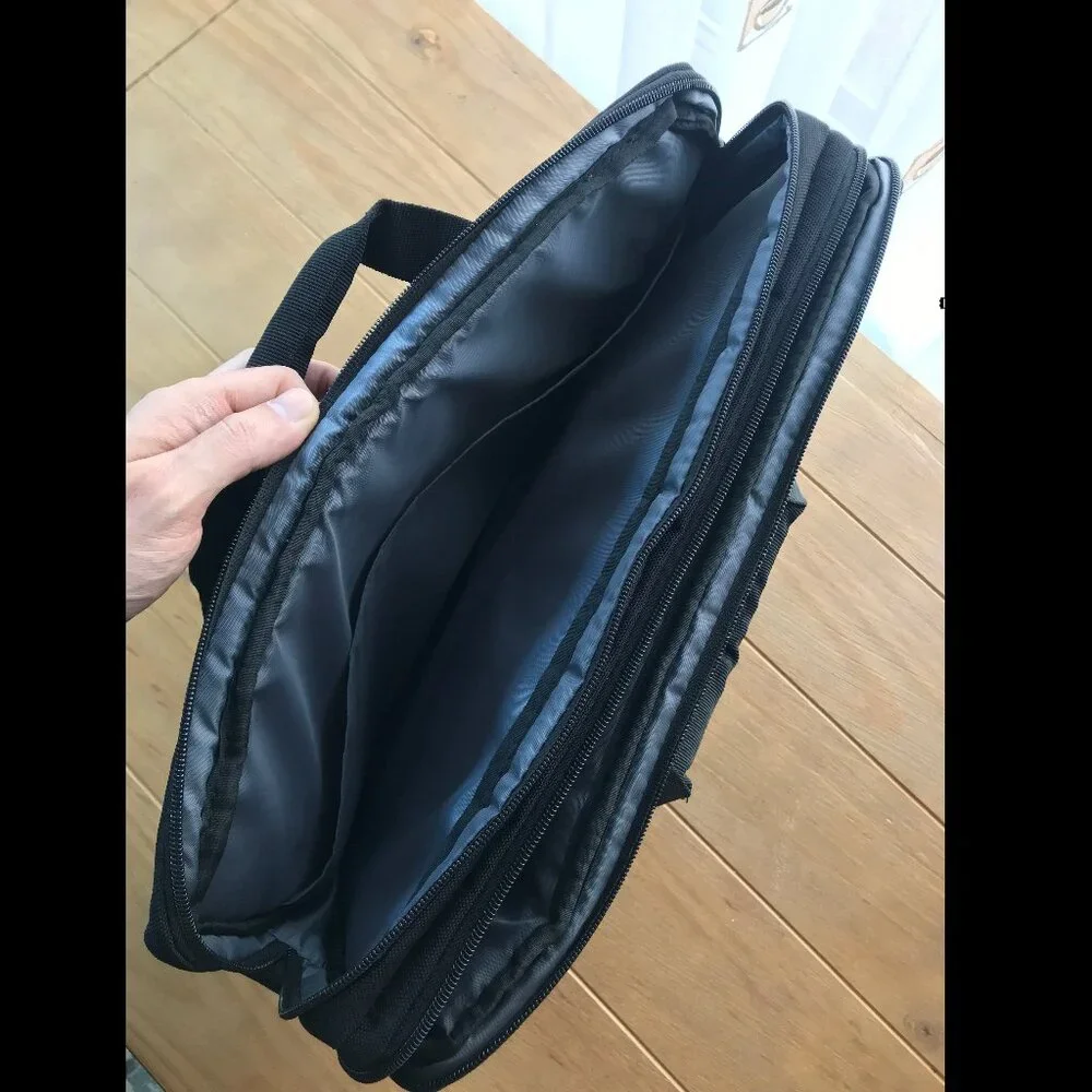 SWISSGEAR Briefcase - Slim Laptop Bag - Black/Red - New
